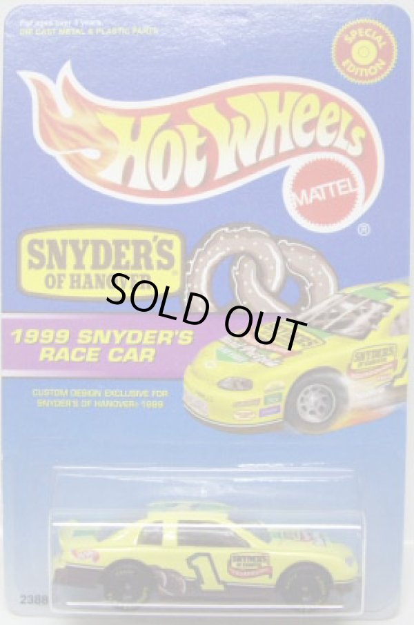 画像1: 1999 SNYDER'S OF HANOVER PROMO 【1999 SNYDER'S RACE CAR (CHEVY MONTE CARLO STOCKER)】　YELLOW/GYR