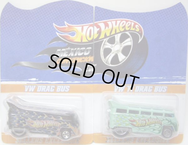 画像1: 2011 MEXICO CONVENTION 【VW DRAG BUS / VW T1 DRAG BUS】  BLACK/MINT GREEN/RR (50セット限定）CODE3(VENDORS EXCLUSIVE)