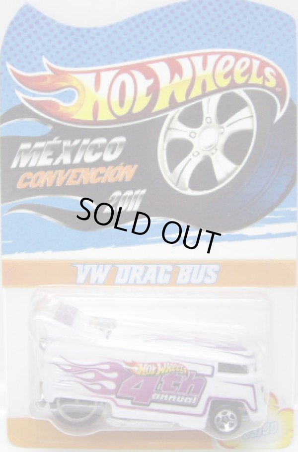 画像1: 2011 MEXICO CONVENTION 【VW DRAG BUS】  WHITE/RR (50台限定）CODE3