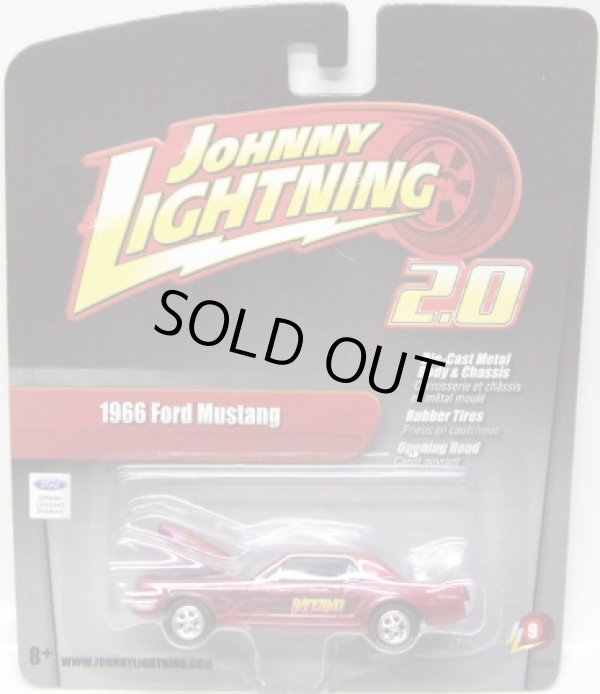 画像1: JOHNNY LIGHTNING 2.0  R9 【1966 FORD MUSTANG】 MET.RED/RR