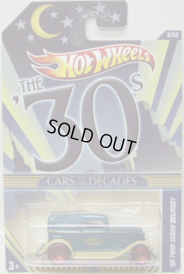 画像1: 2011 WALMART EXCLUSIVE "CARS OF THE DECADES" 【'32 FORD SEDAN DELIVERY】 MET.AQUA/LACE