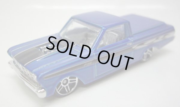 画像1: 2011 WALMART EXCLUSIVE MYSTERY MODELS 【'65 FORD RANCHERO】　MET.BLUE/PR5 (開封品)