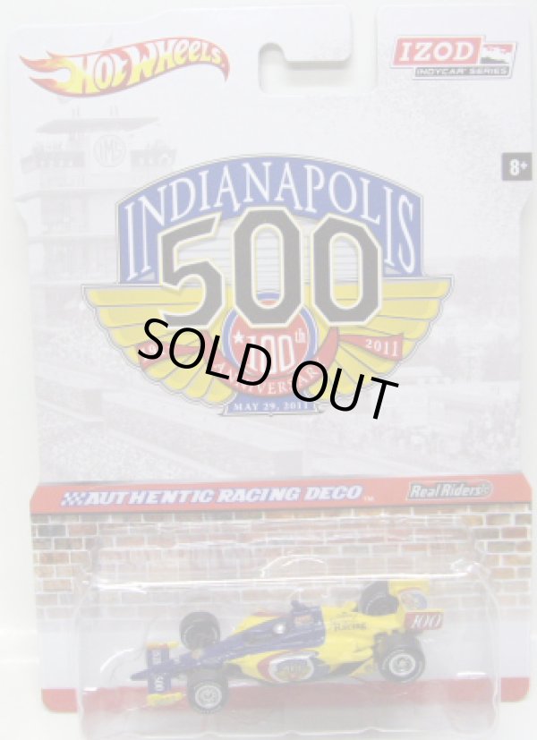 画像1: 2011 IZOD INDY CAR SERIES 【INDIANAPOLIS 500 100th ANNIVERSARY EVENT CAR】 YELLOW-BLUE/RR 