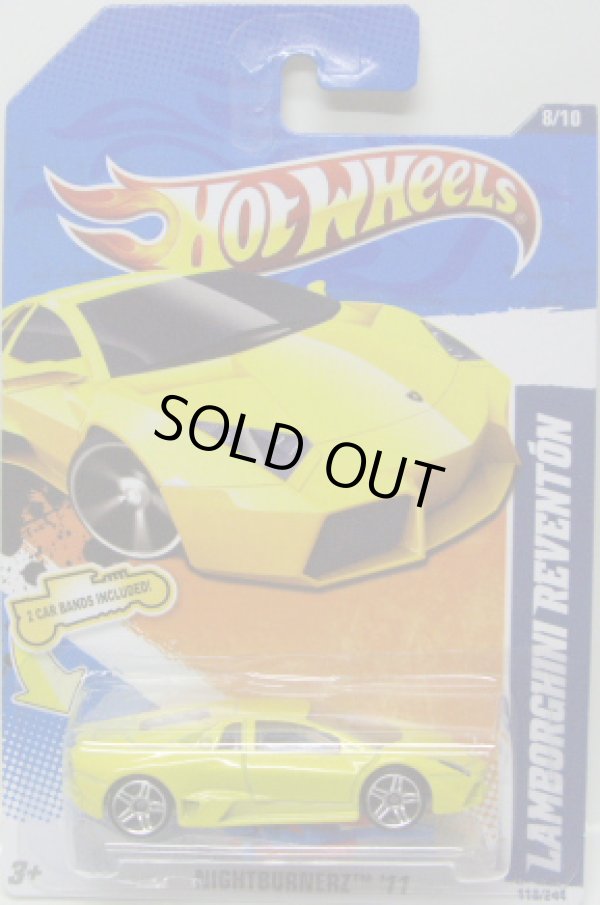 画像1: 2 CAR BANDS INCLUDED! 【LAMBORGHINI REVENTON】　YELLOW/PR5 (TARGET EXCLUSIVE)