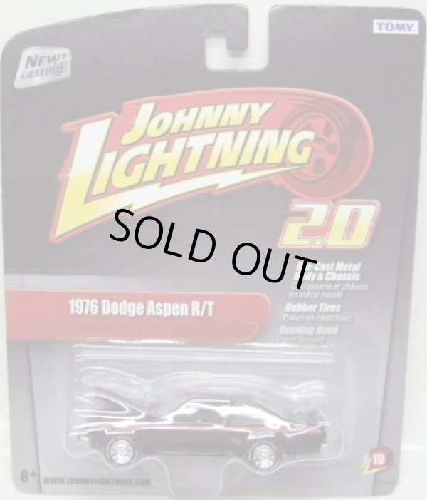 画像1: JOHNNY LIGHTNING 2.0  R10 【1976 DODGE ASPEN R/T】 BLACK/RR (NEW CAST)