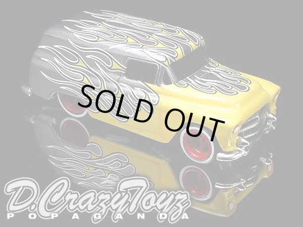 画像1: PRE-ORDER HELLS DEPT 2012 【2012 CUSTOM FOR LIFE　'55 CHEVY PANEL (完成品）】  YELLOW-DK.SILVER/RR　（送料サービス適用外） (入荷日未定）