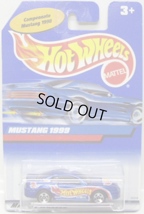 画像1: 1998 MEXICO EXCLUSIVE 【MUSTANG 1999】　RACE TEAM BLUE/5SP (#12 TAMPO ON ROOF)