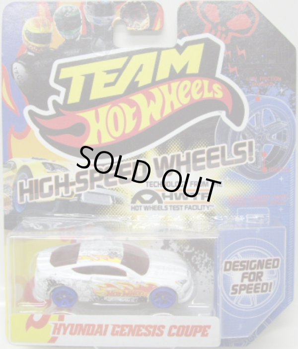 画像1: TEAM HOT WHEELS 【HYUNDAI GENESIS COUPE】　WHITE/BLUE HSW