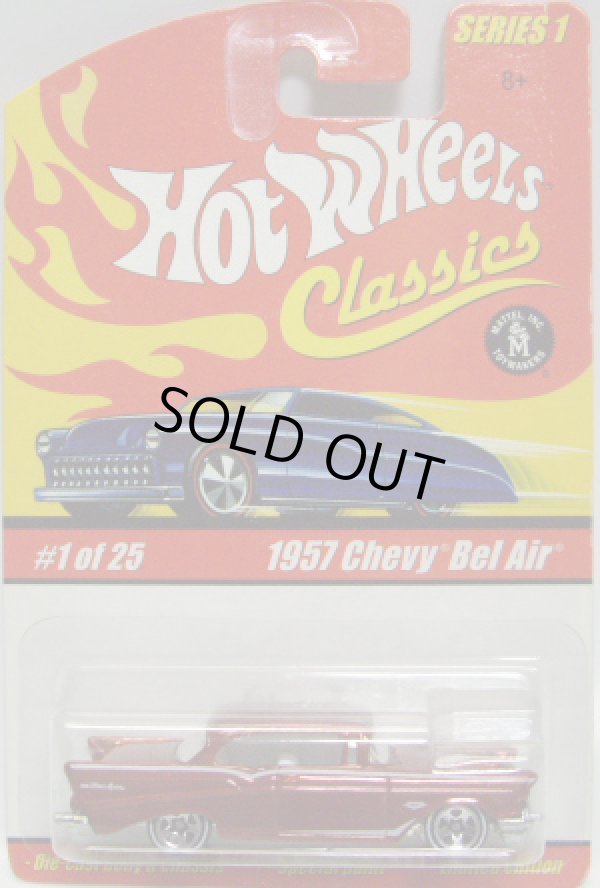 画像1: 2005 CLASSICS SERIES 1 【1957 CHEVY BEL AIR】　SPEC.RED/WL