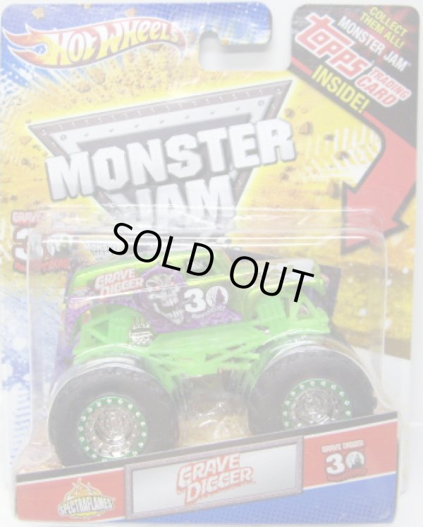 画像1: 2012 MONSTER JAM INSIDE TOPPS 【GRAVE DIGGER】 SPEC.GREEN (30th TAMPO)