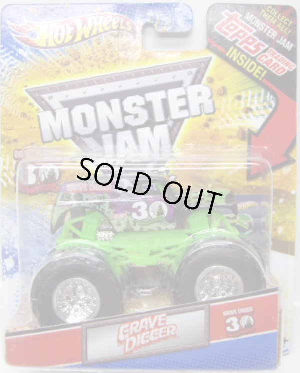 画像1: 2012 MONSTER JAM INSIDE TOPPS 【GRAVE DIGGER】 BLACK (30th TAMPO)