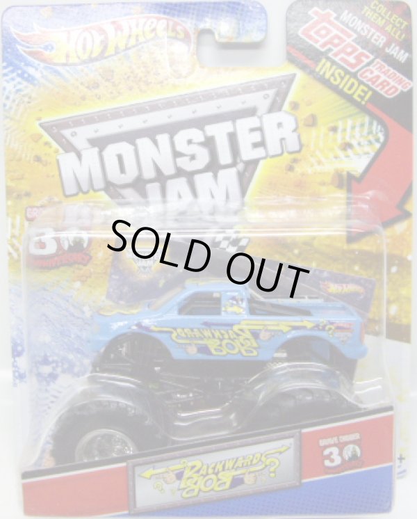 画像1: 2012 MONSTER JAM INSIDE TOPPS 【BACKWARD BOB】 LT.BLUE