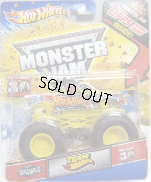 画像1: 2012 MONSTER JAM INSIDE TOPPS 【TEAM HOT WHEELS】 WHITE (HW ORIGINALS)