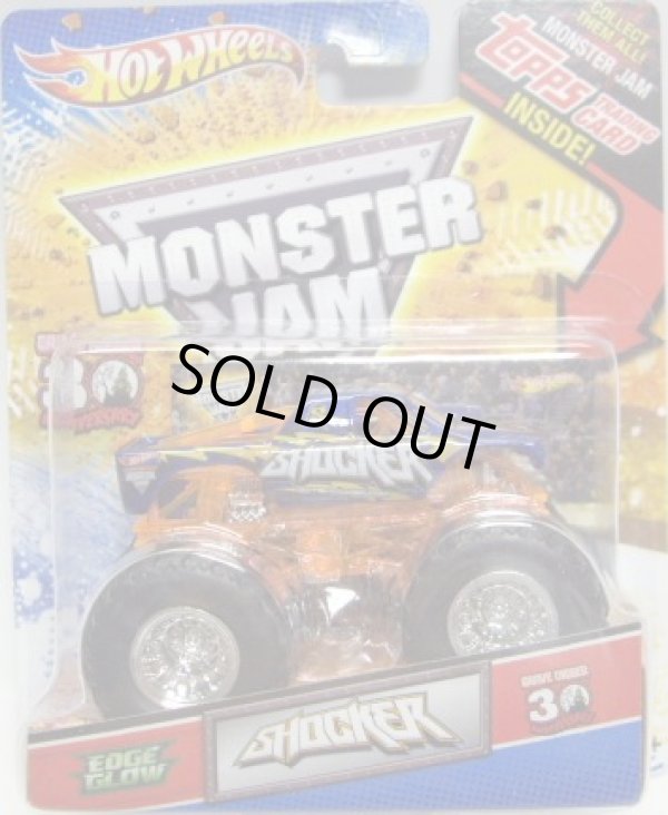 画像1: 2012 MONSTER JAM INSIDE TOPPS 【SHOCKER】 MET.BLUE (EDGE GLOW)