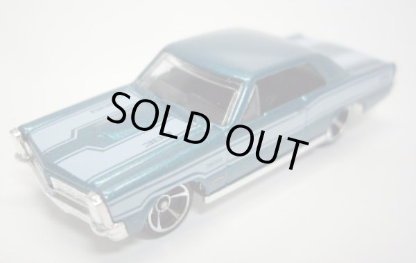 画像1: 2012 WALMART EXCLUSIVE MYSTERY MODELS 【'65 PONTIAC GTO】　MET.AQUA/MC5 