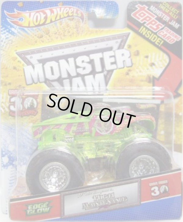 画像1: 2012 MONSTER JAM INSIDE TOPPS 【HIGH MAINTENANCE】 GREEN (EDGE GLOW)