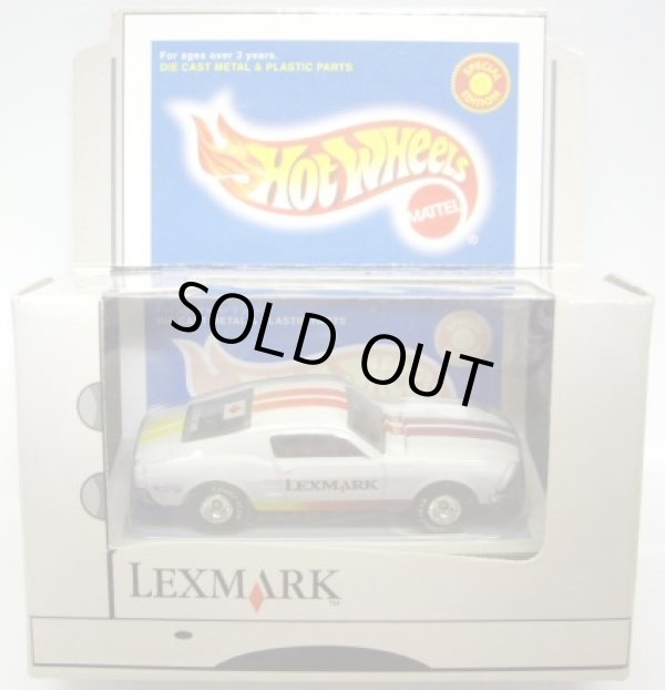 画像1: 2000 LEXMARK PROMO 【'67 MUSTANG】　WHITE/RR