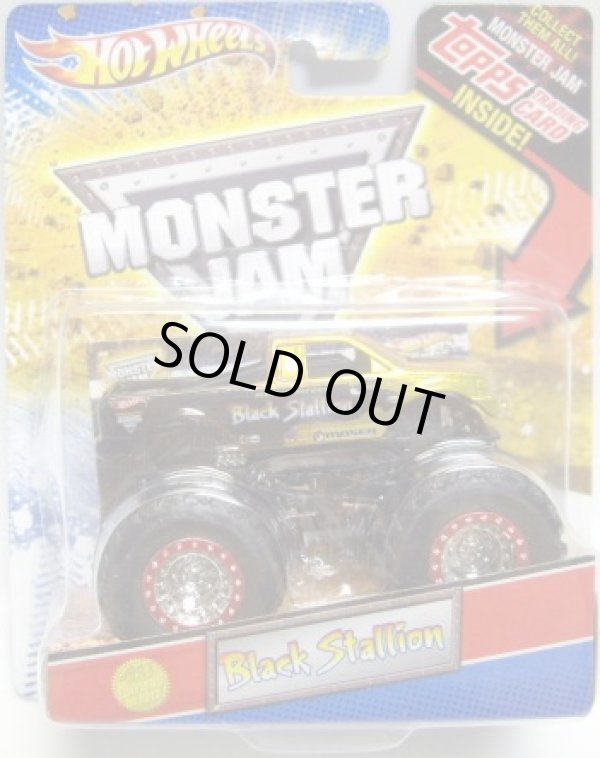 画像1: 2012 MONSTER JAM INSIDE TOPPS 【BLACK STALLION】 GOLD (1ST EDITIONS)