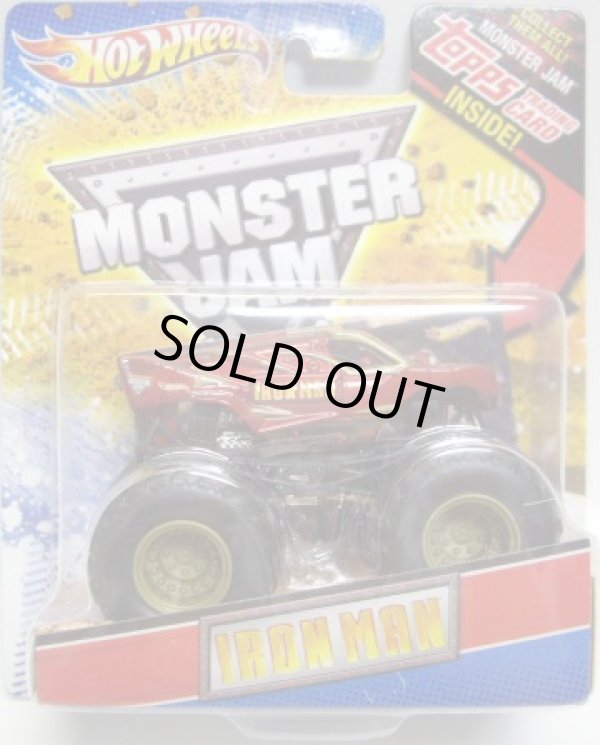 画像1: 2012 MONSTER JAM INSIDE TOPPS 【IRON MAN】 MET.RED