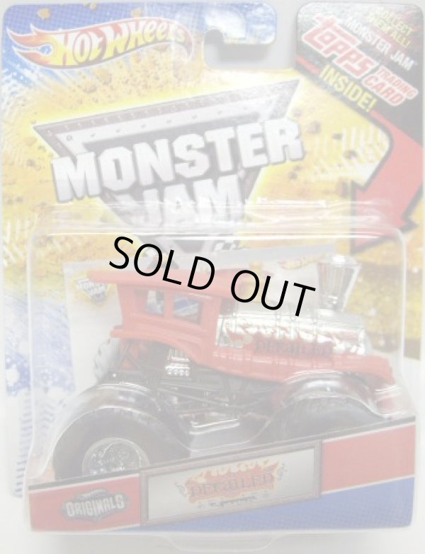 画像1: 2012 MONSTER JAM INSIDE TOPPS 【DERAILED】 SILVER-RED (HW ORIGINALS)