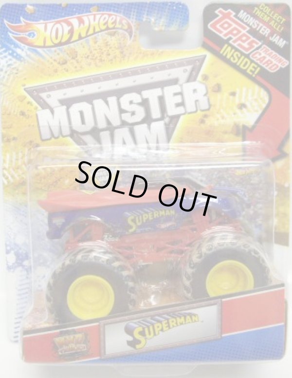画像1: 2012 MONSTER JAM INSIDE TOPPS 【SUPERMAN】 BLUE-RED (MWD TRUCKS)