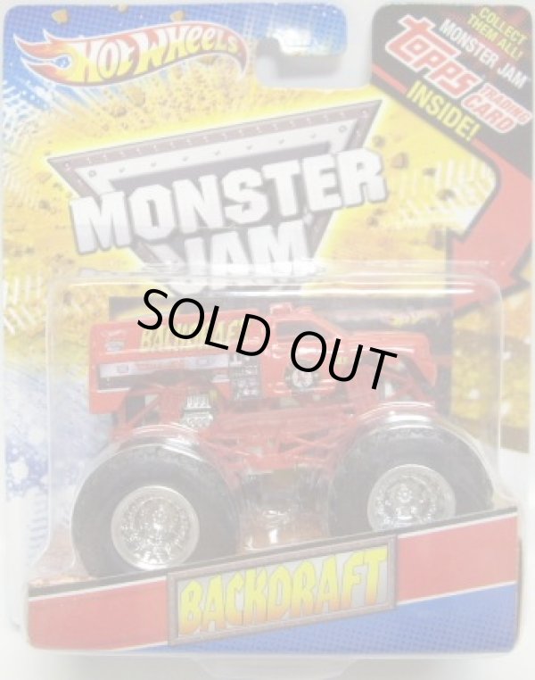 画像1: 2012 MONSTER JAM INSIDE TOPPS 【BACK DRAFT】 RED