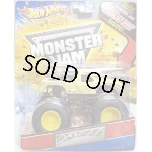 画像: 2012 MONSTER JAM INSIDE TOPPS 【BULLDOZER】 CREAM