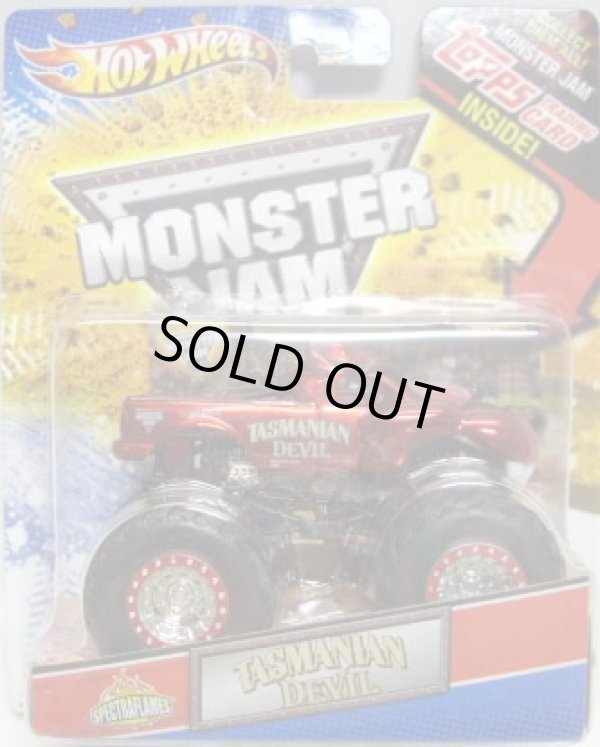 画像1: 2012 MONSTER JAM INSIDE TOPPS 【TASMANIAN DEVIL】 SPEC.RED (SPECTRA FLAMES)