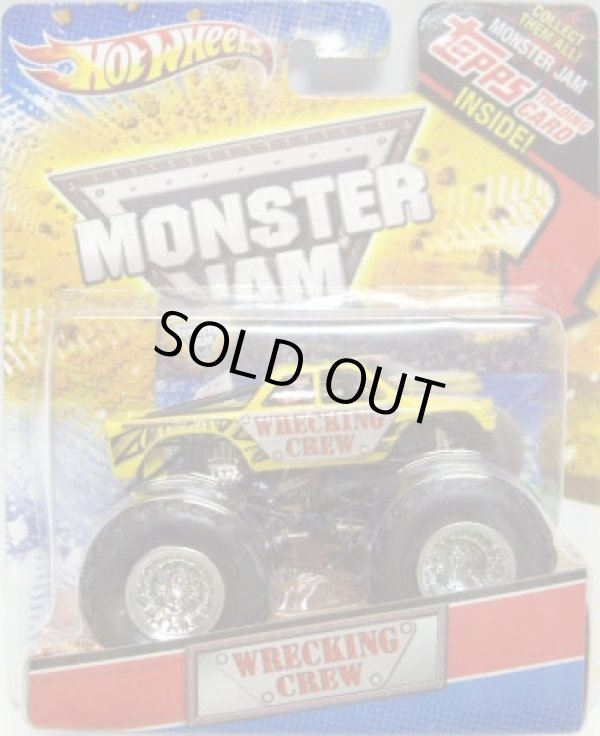 画像1: 2012 MONSTER JAM INSIDE TOPPS 【WRECKING CREW】YELLOW