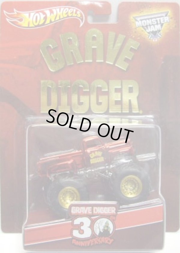 画像1: 2012 RLC EXCLUSIVE 【MONSTER JAM GRAVE DIGGER 30TH ANNIVERSARY】 SPEC.RED/MTW