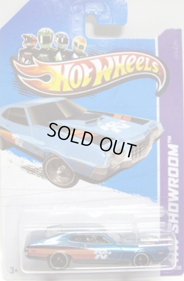 画像1: 2013 SUPER TREASURE HUNTS 【'72 FORD GRAN TORINO SPORT】 SPEC.BLUE/RR (K&N)