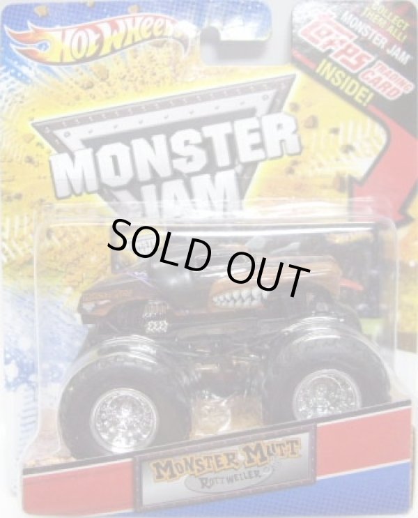 画像1: 2012 MONSTER JAM INSIDE TOPPS 【MONSTER MUTT ROTT WEILER】 BROWN