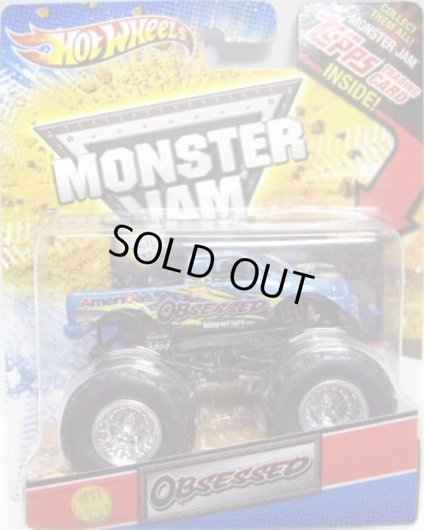 画像1: 2012 MONSTER JAM INSIDE TOPPS 【OBSESSED】 MET.BLUE (1ST EDITIONS)