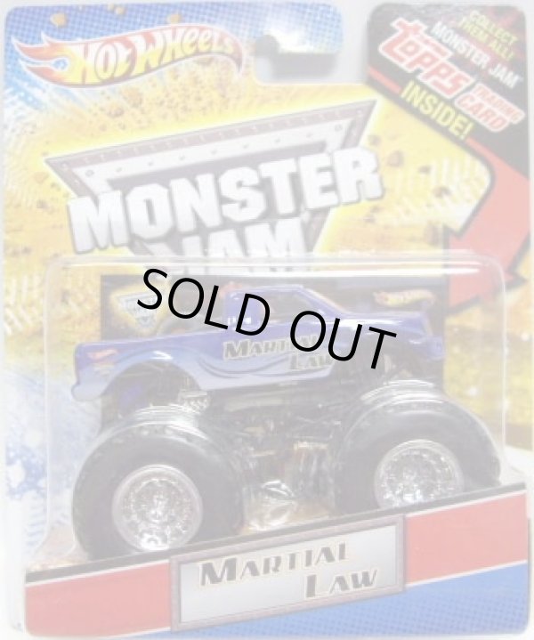 画像1: 2012 MONSTER JAM INSIDE TOPPS 【MARTIAL LAW】 BLUE