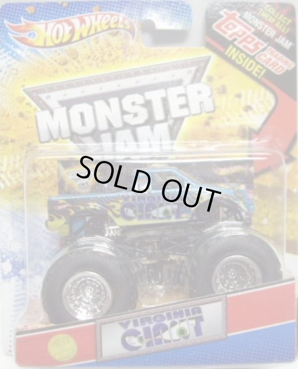 画像1: 2012 MONSTER JAM INSIDE TOPPS 【VIRGINIA GIANT】 MET.BLUE (1ST EDITIONS)