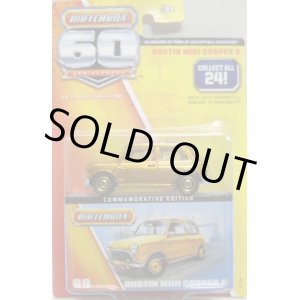 画像: 2013 MATCHBOX 60th ANNIVERSARY 【AUSTIN MINI COOPER S】 GOLD