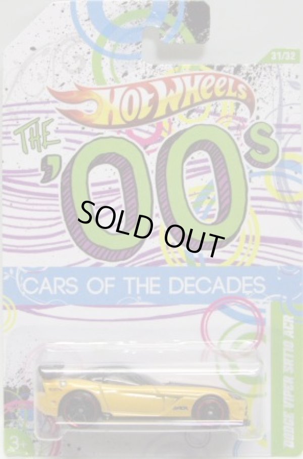 画像1: 2012 WALMART EXCLUSIVE "CARS OF THE DECADES" 【DODGE VIPER SRT10 ACR】 YELLOW/O5