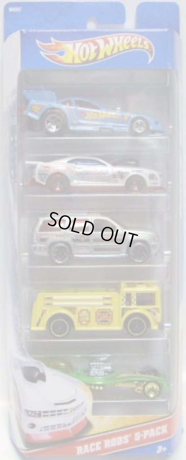 画像1: 2012 5PACK 【RACE RODS】　Mustang Funny Car / Custom '10 Camaro SS / '07 Chevy Tahoe / Fire Eater / Madfast 