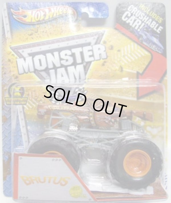 画像1: 2013 MONSTER JAM included CRUCHABLE CAR! 【BRUTUS】 BROWN (1ST EDITIONS NEW DECO)