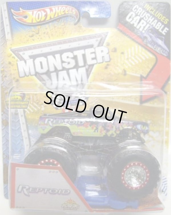 画像1: 2013 MONSTER JAM included CRUCHABLE CAR! 【REPTOID】 SPEC.BLACK (SPECTRAFLAMES)