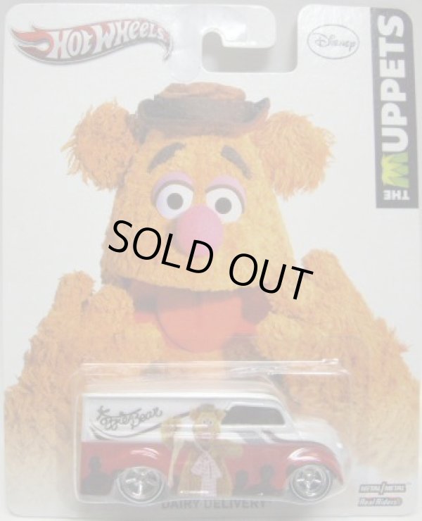 画像1: 2013 POP CULTURE - THE MUPPETS 【DAIRY DELIVERY】 WHITE-RED/RR (FOZZIE BEAR)