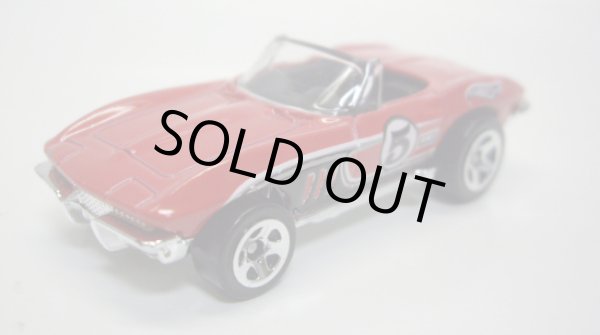 画像1: 2013 WALMART EXCLUSIVE MYSTERY SERIES 2 【'65 CORVETTE】　RED/5SP