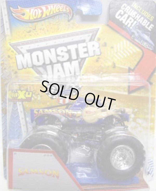 画像1: 2013 MONSTER JAM included CRUCHABLE CAR! 【SAMSON】 BLUE