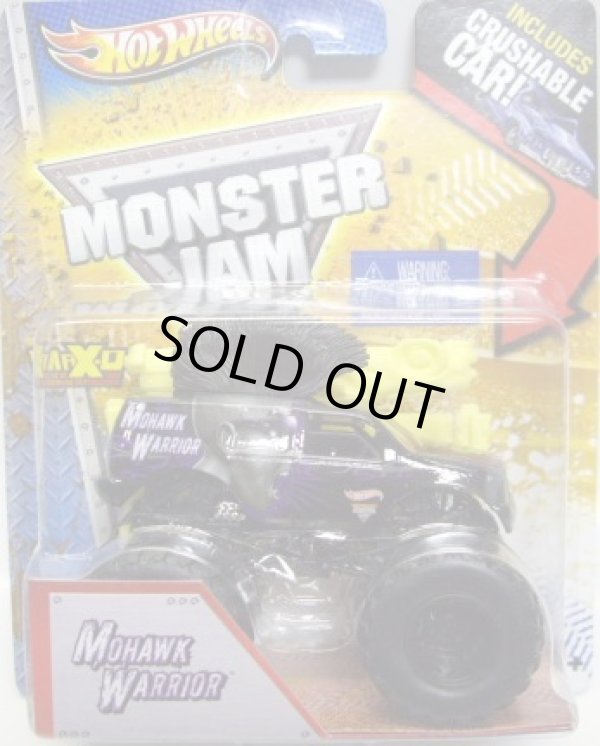 画像1: 2013 MONSTER JAM included CRUCHABLE CAR! 【MOHAWK WARRIOR】 BLACK