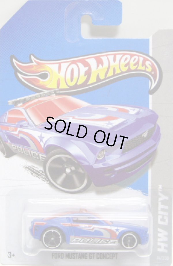 画像1: 2013 TREASURE HUNTS 【FORD MUSTANG GT CONCEPT】 FLAT BLUE/O5