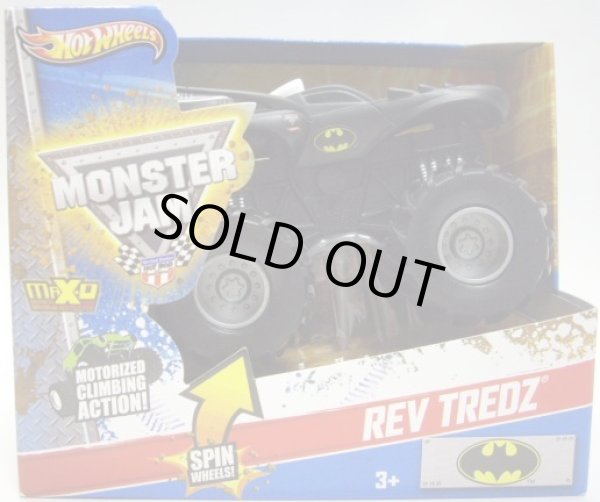 画像1: 1/43 MONSTER JAM - REV TREDZ 【BATMOBILE】 FLAT BLACK