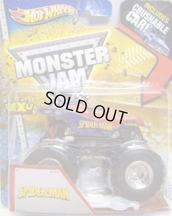 画像1: 2013 MONSTER JAM included CRUCHABLE CAR! 【SPIDER-MAN】 RED