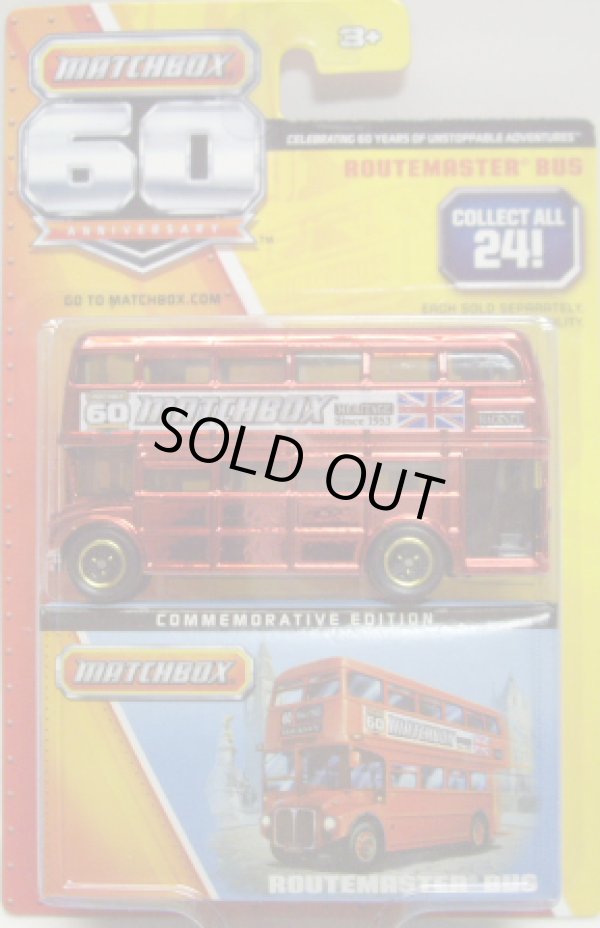 画像1: 2013 MATCHBOX 60th ANNIVERSARY 【ROUTEMASTER BUS】 SPEC.RED (CHASE)