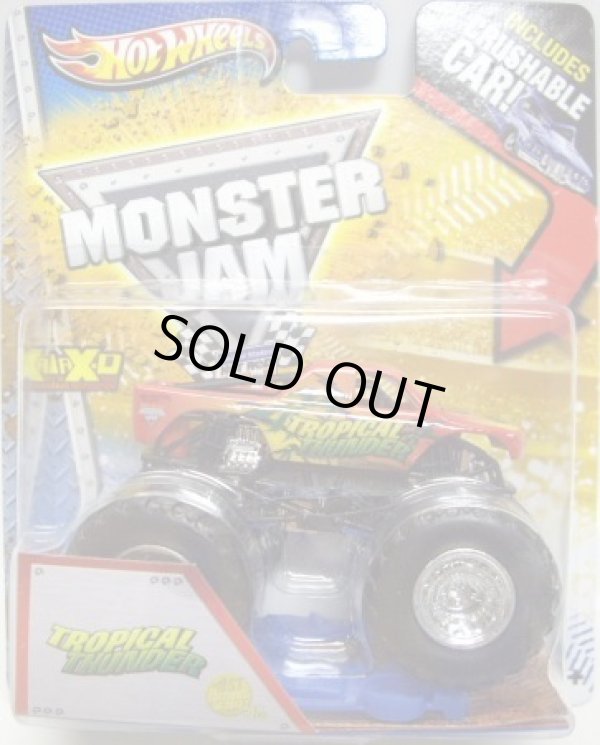 画像1: 2013 MONSTER JAM included CRUCHABLE CAR! 【TROPICAL THUNDER】 RED (1ST EDITIONS)