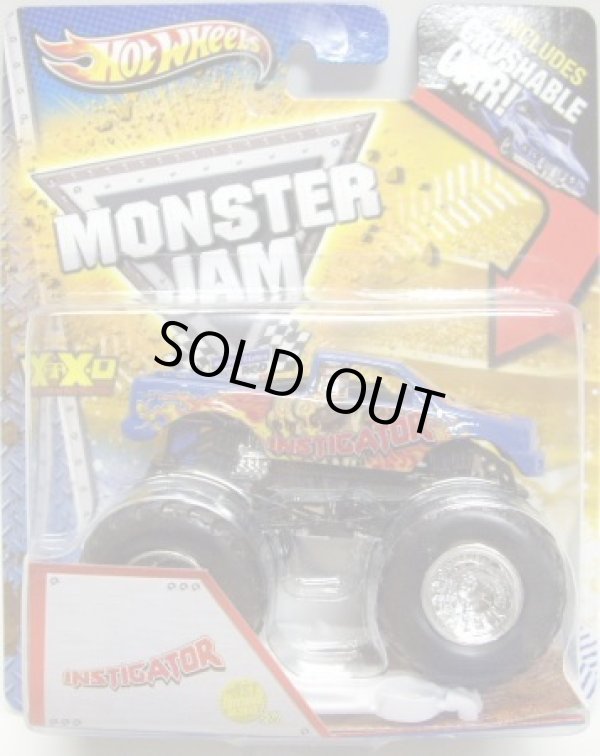 画像1: 2013 MONSTER JAM included CRUCHABLE CAR! 【INSTIGATOR】 BLUE (1ST EDITIONS)